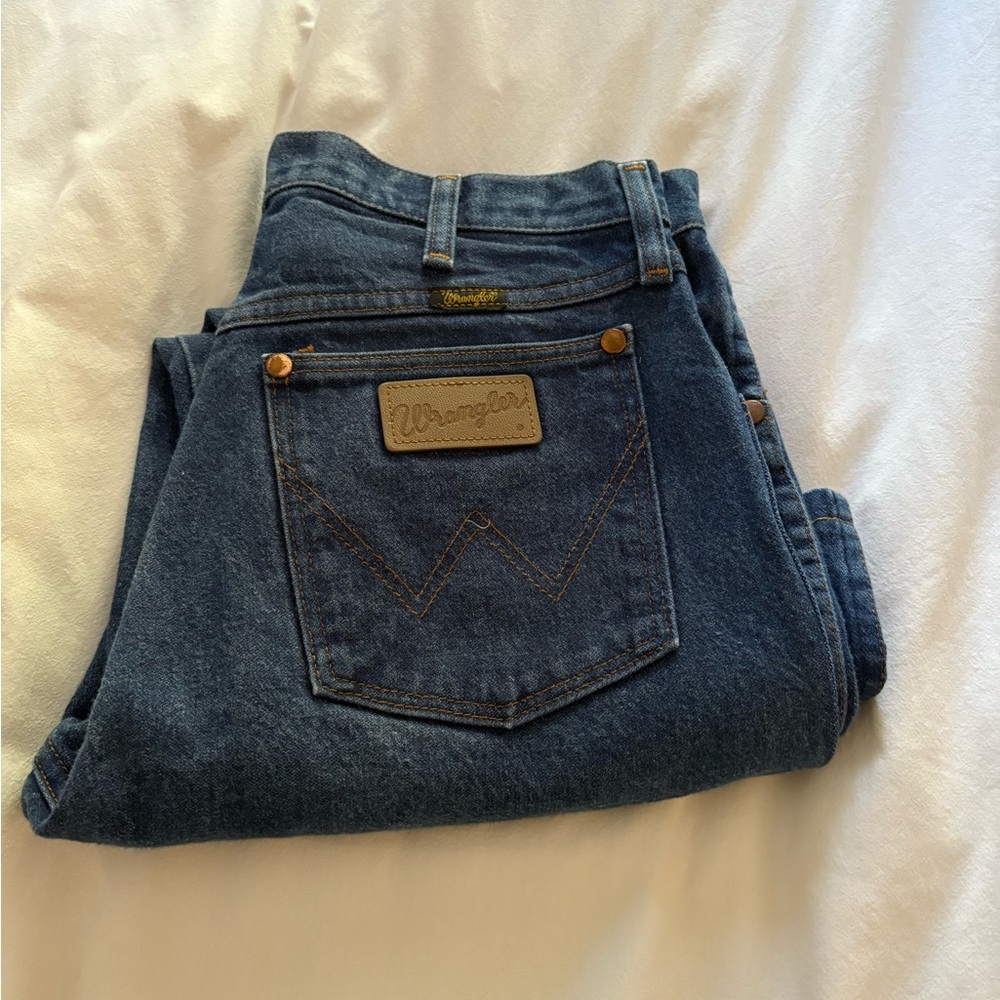 Wrangler Dark Blue Denim Jeans